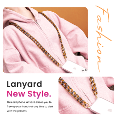 Resin acrylic Mobile Phone Lanyard Manufacturer