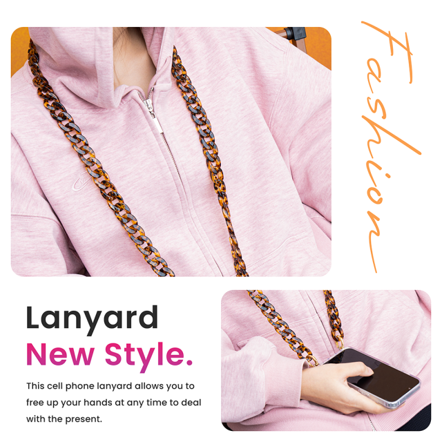 Resin acrylic Mobile Phone Lanyard Manufacturer