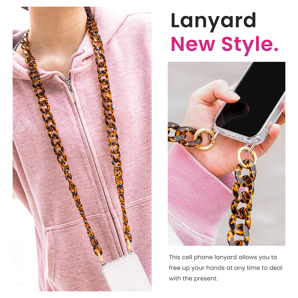 Resin acrylic Mobile Phone Lanyard Manufacturer