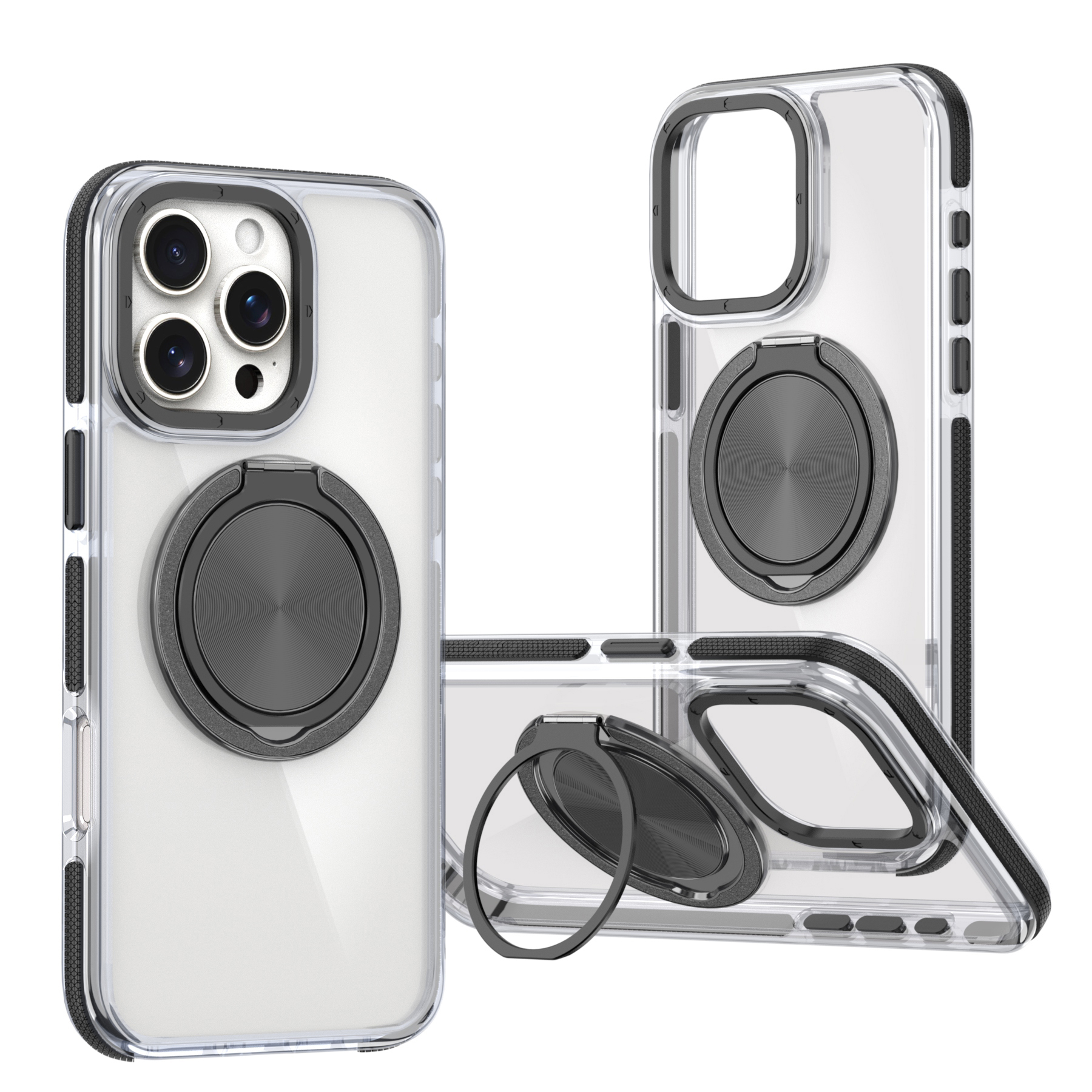 PC TPU Stand MagSafe iPhone16 pro promax Phone Case Manufacturer