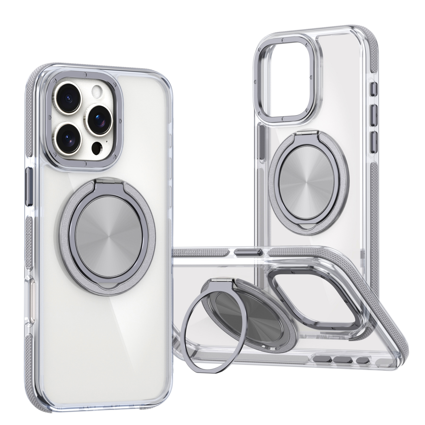 PC TPU Stand MagSafe iPhone16 pro promax Phone Case Manufacturer
