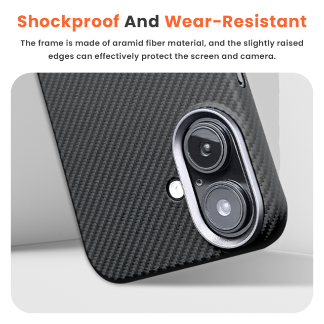 Real Kevlar 100% iPhone16 pro promax Phone Case Manufacturer