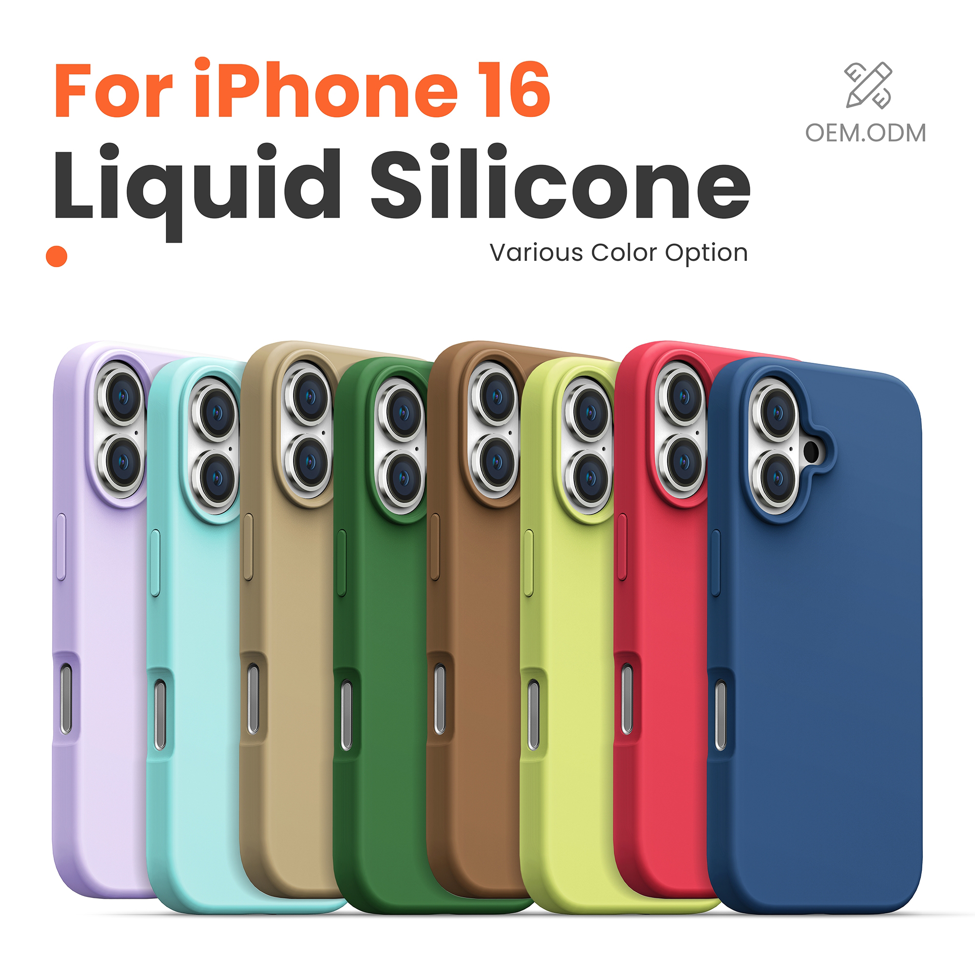 MagSafe Liquid Silicone iPhone16 Phone Case Manufacturer