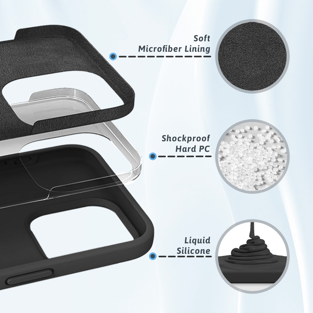 MagSafe Liquid Silicone iPhone16 Phone Case Manufacturer