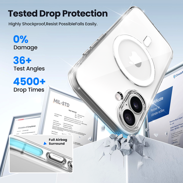 Airglass skin feel iPhone 14 15 16 pro max magsafe Phone Case Manufacturer