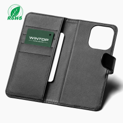 iPhone16 17 pro promax MagSafe eco friendly PU leather Phone Case Manufacturer