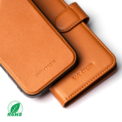 iPhone16 17 pro promax MagSafe eco friendly PU leather Phone Case Manufacturer