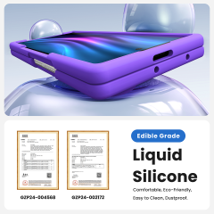 Samsung Fold 7 6 5 4 Liquid Silicone Phone Case Manufacturer