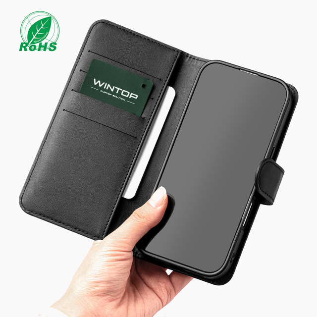 iPhone16 17 pro promax MagSafe eco friendly PU leather Phone Case Manufacturer