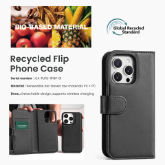 iPhone16 17 pro promax MagSafe eco friendly PU leather Phone Case Manufacturer