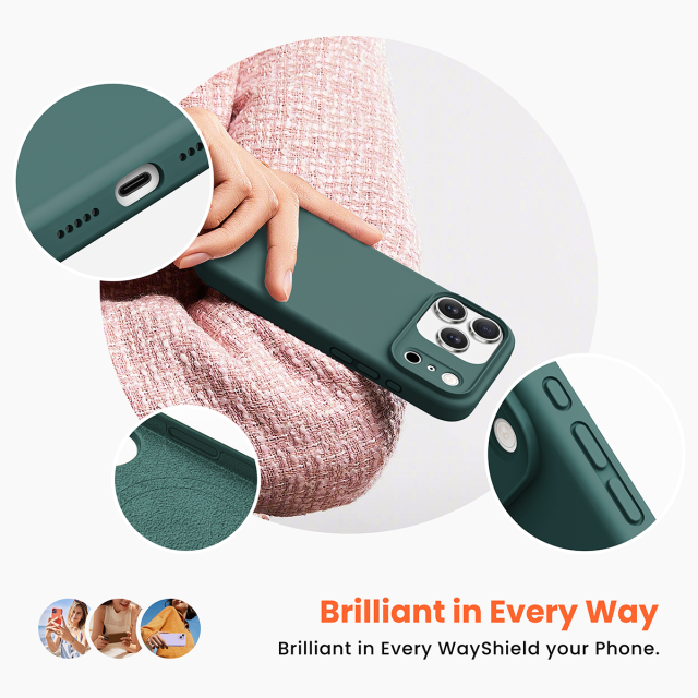 MagSafe Liquid Silicone iPhone17 air pro promax Phone Case Manufacturer