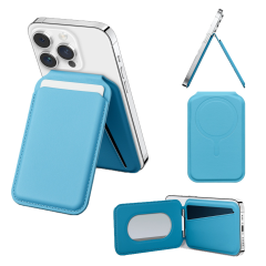 New Design Leather Card Wallet Magnetic Phone case Card Holder with Stand Credit Card Holder for iPhone 17/16/15/14 Pro Max Series