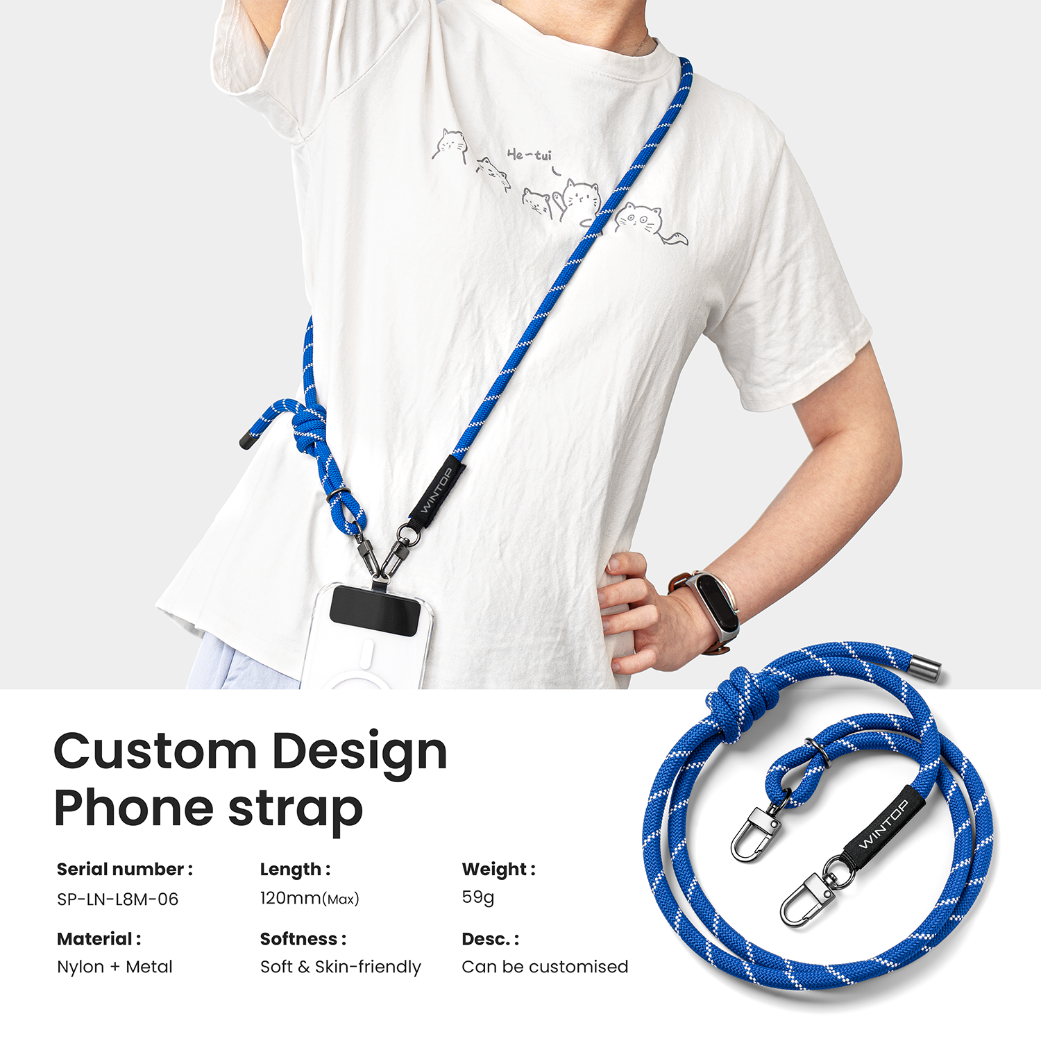 Mobile Phone Lanyard Body Strap Wrist Strap Manufacturer