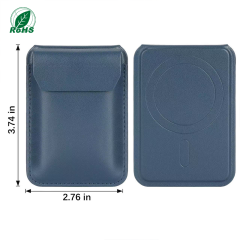 PU Leather Phone Stand with Magnetic Card Holder Manufacturer