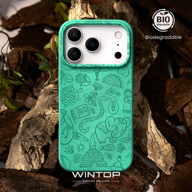 iPhone16 17 pro promax eco friendly PLA Phone Case Manufacturer