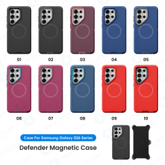 For Samsung S26 Series Defender Magnetic Case