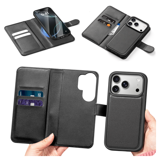 For iPhone 18 Series Recycled Detachable Flip Case