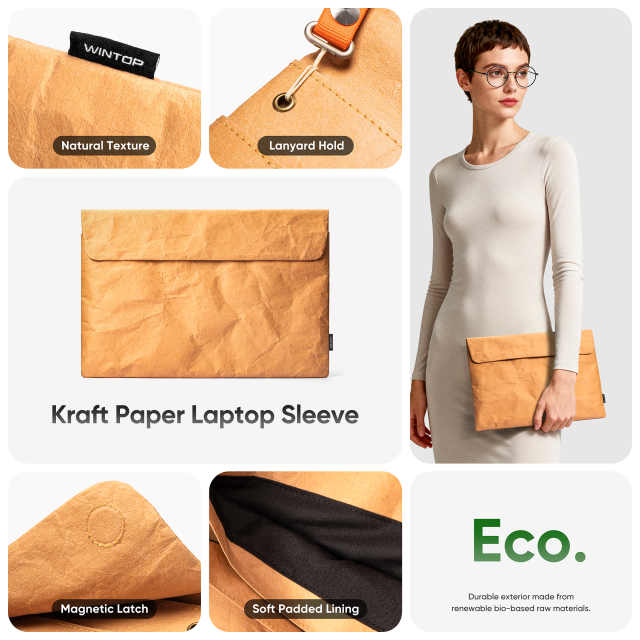 Kraft Paper Laptop Sleeve