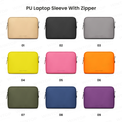 PU Laptop Sleeve With Zipper