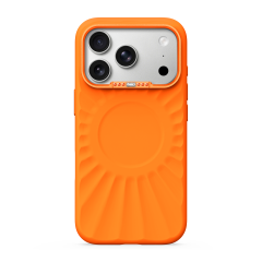For iPhone 18 Series Sunburst MagSafe Silicone Case