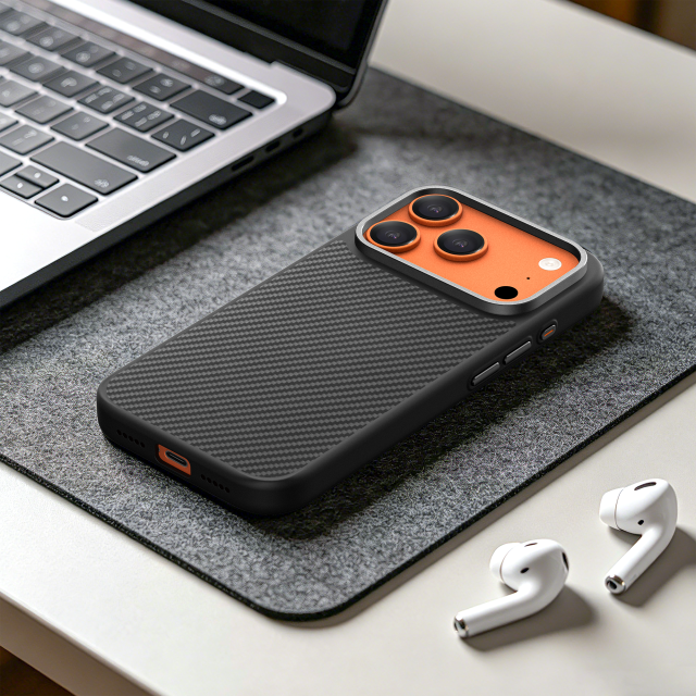 For iPhone 18 Series Hybrid Aramid fiber Case