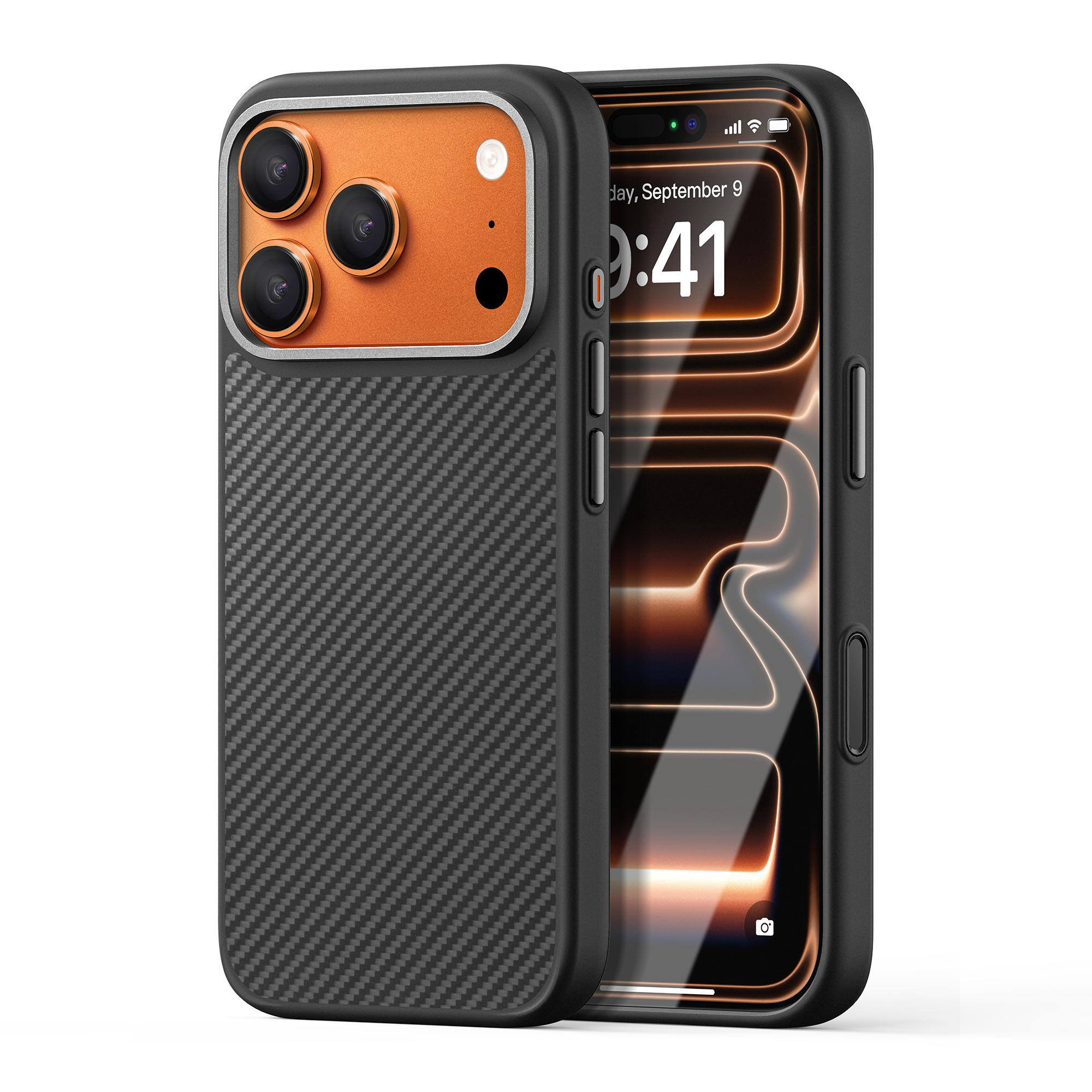 For iPhone 18 Series Hybrid Aramid fiber Case