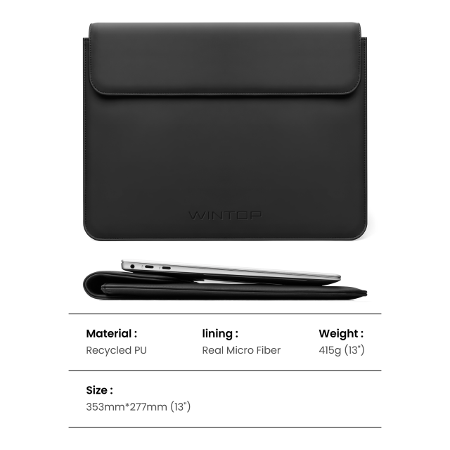 Flip magnetic laptop Sleeve