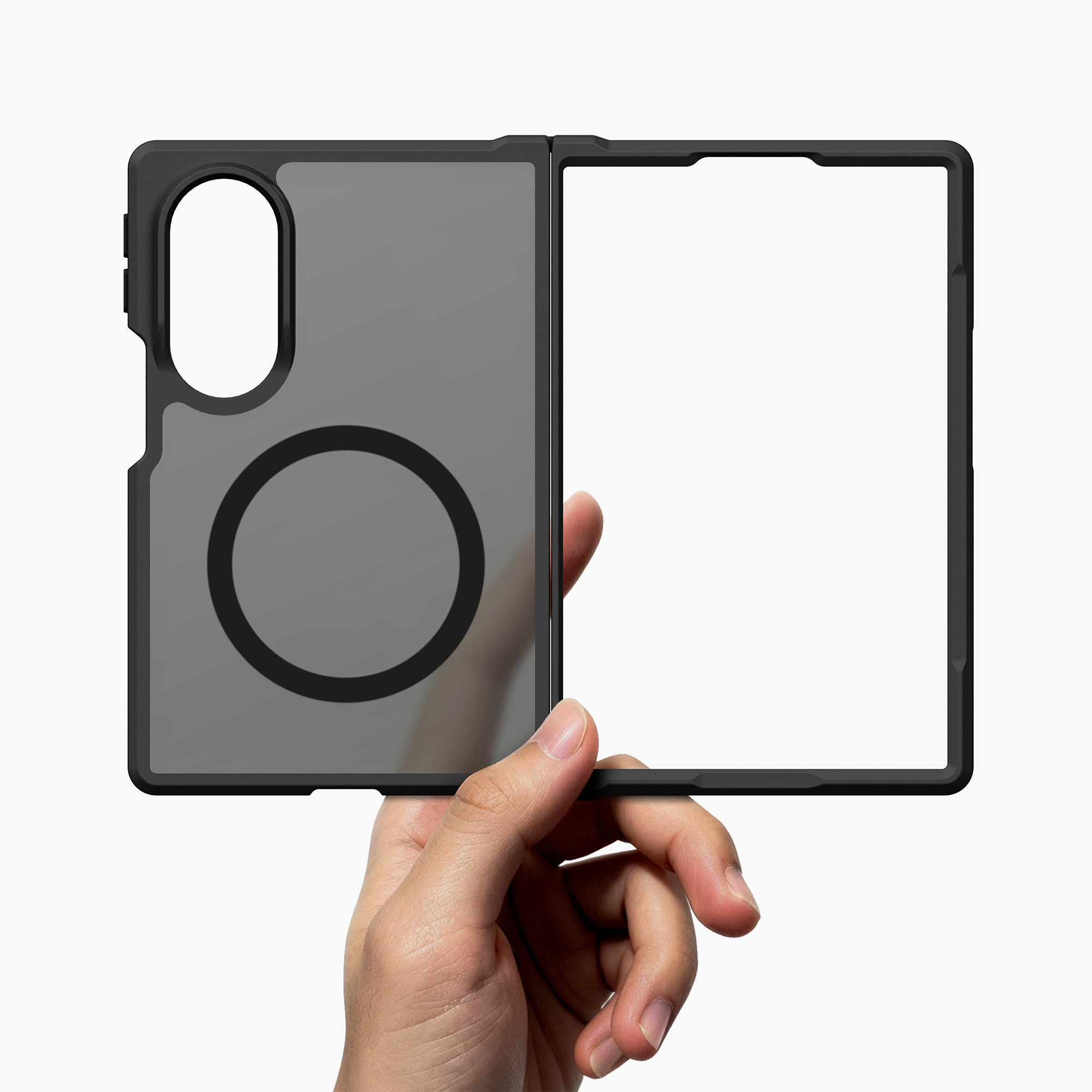 For Samsung Galaxy Z Fold 8 MagSafe Frosted PC+TPU Case