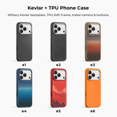 For iPhone 18 Series Kevlar + TPU Phone Case