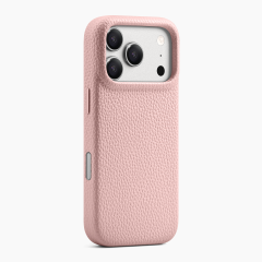 For iPhone 18 Series PU Pebble Grain Leather Case