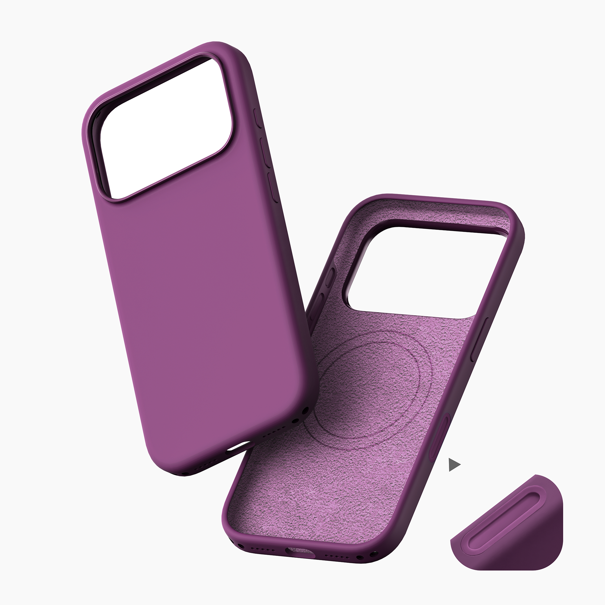 For iPhone 18 Series Liquid Silicone Phone Case（PC camera ring）