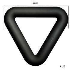 Silicone triangular weighted ring with comfortable grip, portable strength training,MY SHOP,Silicone triangular weighted ring with comfortable grip, portable strength training