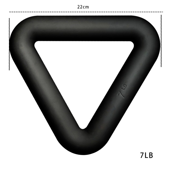 Silicone triangular weighted ring with comfortable grip, portable strength training,MY SHOP,Silicone triangular weighted ring with comfortable grip, portable strength training