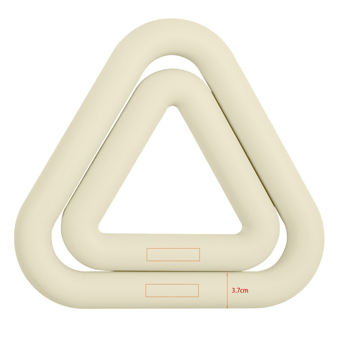 Silicone triangular weighted ring with comfortable grip, portable strength training,MY SHOP,Silicone triangular weighted ring with comfortable grip, portable strength training