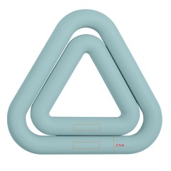 Silicone triangular weighted ring with comfortable grip, portable strength training,MY SHOP,Silicone triangular weighted ring with comfortable grip, portable strength training