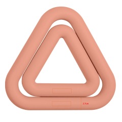 Silicone triangular weighted ring with comfortable grip, portable strength training,MY SHOP,Silicone triangular weighted ring with comfortable grip, portable strength training