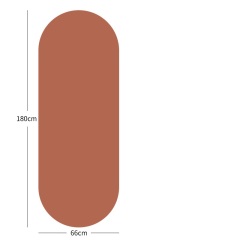 Oval PU Natural Rubber Yoga Mat – Non‑Slip, Lightweight & Portable,MY SHOP,Oval PU Natural Rubber Yoga Mat – Non‑Slip, Lightweight & Portable