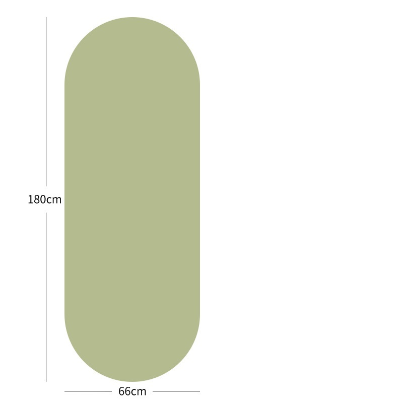 Oval PU Natural Rubber Yoga Mat – Non‑Slip, Lightweight & Portable,MY SHOP,Oval PU Natural Rubber Yoga Mat – Non‑Slip, Lightweight & Portable
