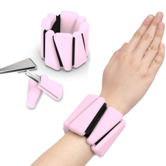 Pilates Weights Home Gym 2LB Adjustable Strap Waterproof Wearable Bangles Silicone Wrist Ankle Weights for Strength Training Use,MY SHOP,Pilates Weights Home Gym 2LB Adjustable Strap Waterproof Wearable Bangles Silicone Wrist Ankle Weights for Strength Training Use