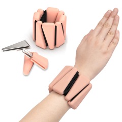 Pilates Weights Home Gym 2LB Adjustable Strap Waterproof Wearable Bangles Silicone Wrist Ankle Weights for Strength Training Use,MY SHOP,Pilates Weights Home Gym 2LB Adjustable Strap Waterproof Wearable Bangles Silicone Wrist Ankle Weights for Strength Training Use