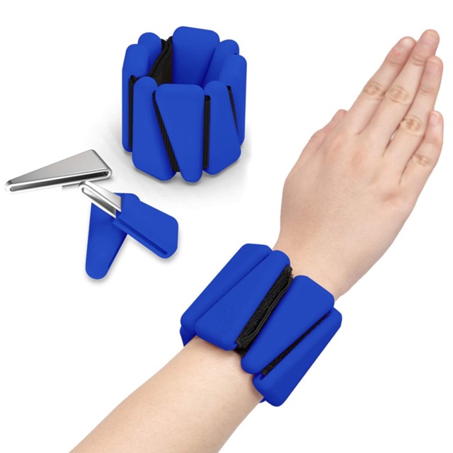 Pilates Weights Home Gym 2LB Adjustable Strap Waterproof Wearable Bangles Silicone Wrist Ankle Weights for Strength Training Use,MY SHOP,Pilates Weights Home Gym 2LB Adjustable Strap Waterproof Wearable Bangles Silicone Wrist Ankle Weights for Strength Training Use