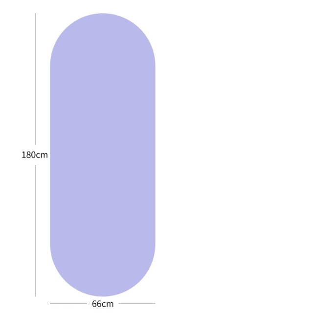 Oval PU Natural Rubber Yoga Mat – Non‑Slip, Lightweight & Portable,MY SHOP,Oval PU Natural Rubber Yoga Mat – Non‑Slip, Lightweight & Portable