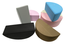 Recycled EVA Foam Yoga Blocks - Customizable Half-Moon & Wedge Design,MY SHOP,Recycled EVA Foam Yoga Blocks - Customizable Half-Moon & Wedge Design