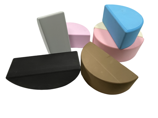 Recycled EVA Foam Yoga Blocks - Customizable Half-Moon & Wedge Design,MY SHOP,Recycled EVA Foam Yoga Blocks - Customizable Half-Moon & Wedge Design