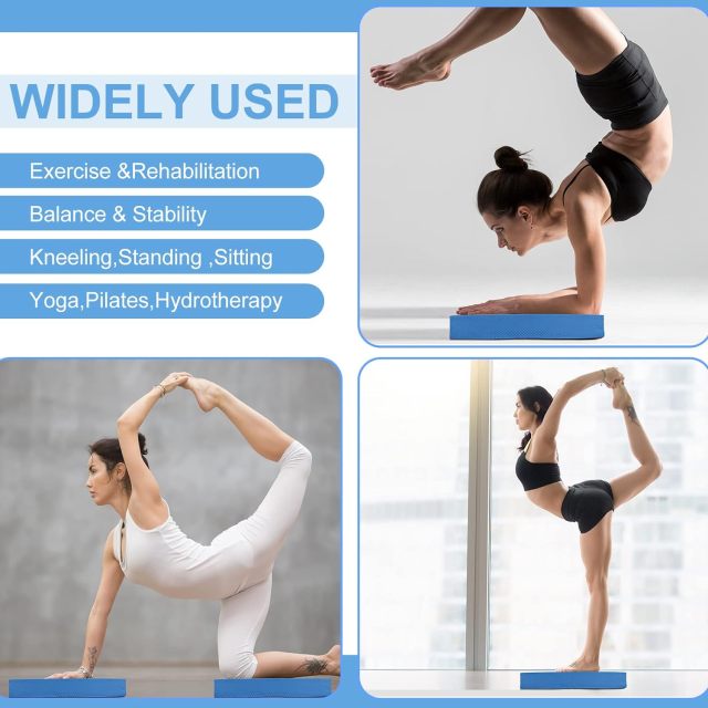 Wholesale Gym Fitness Therapy Training Cushion Non-Slip Hardness Balance TPE Pad Yoga Mat