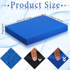 Wholesale Gym Fitness Therapy Training Cushion Non-Slip Hardness Balance TPE Pad Yoga Mat