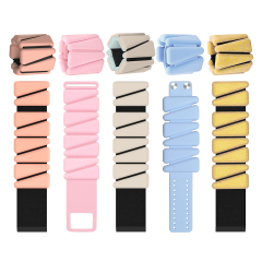 4lb Adjustable Strength Silicone Triangle Strap Ankle Wrist Weights Bracelet for Gym Pilates Home Use,MY SHOP,4lb Adjustable Strength Silicone Triangle Strap Ankle Wrist Weights Bracelet for Gym Pilates Home Use