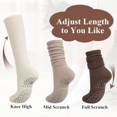 Cotton Crew Yoga Socks Custom Design Logo Colorful Anti-slip Gym Pilates,MY SHOP,Wholesale OEM Cotton Crew Yoga Socks Custom Design Logo Colorful Anti-slip Gym Pilates Cushion for Autumn Exercise