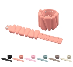 4lb Adjustable Strength Silicone Triangle Strap Ankle Wrist Weights Bracelet for Gym Pilates Home Use,MY SHOP,4lb Adjustable Strength Silicone Triangle Strap Ankle Wrist Weights Bracelet for Gym Pilates Home Use