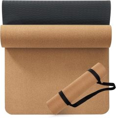 Premium Cork Yoga Mat – Eco-Friendly, Non-Slip, Sustainable Mat for Yoga & Pilates,MY SHOP,Premium Cork Yoga Mat – Eco-Friendly, Non-Slip, Sustainable Mat for Yoga & Pilates